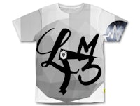 a t - shirt with the word lm3 on it